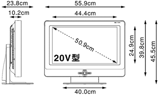 外観寸法図