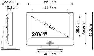 外観寸法図