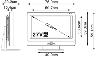 外観寸法図