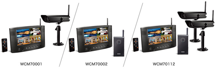 WCM70000シリーズ／デジタル ワイヤレスカメラ・モニター セット (ユニデン製品情報サイト)